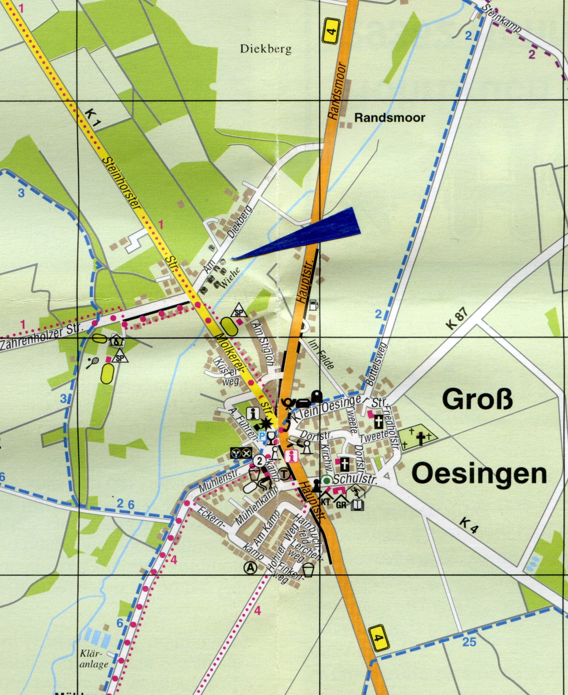 Ortsplan Groß Oesingen